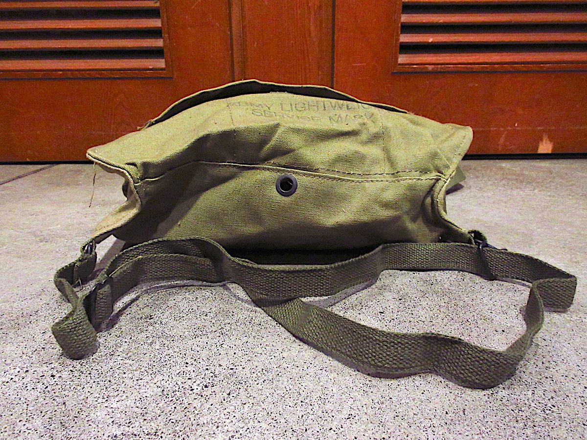 ビンテージ40's○U.S.ARMYガスマスクバッグ○240516c7-bag-shd 194