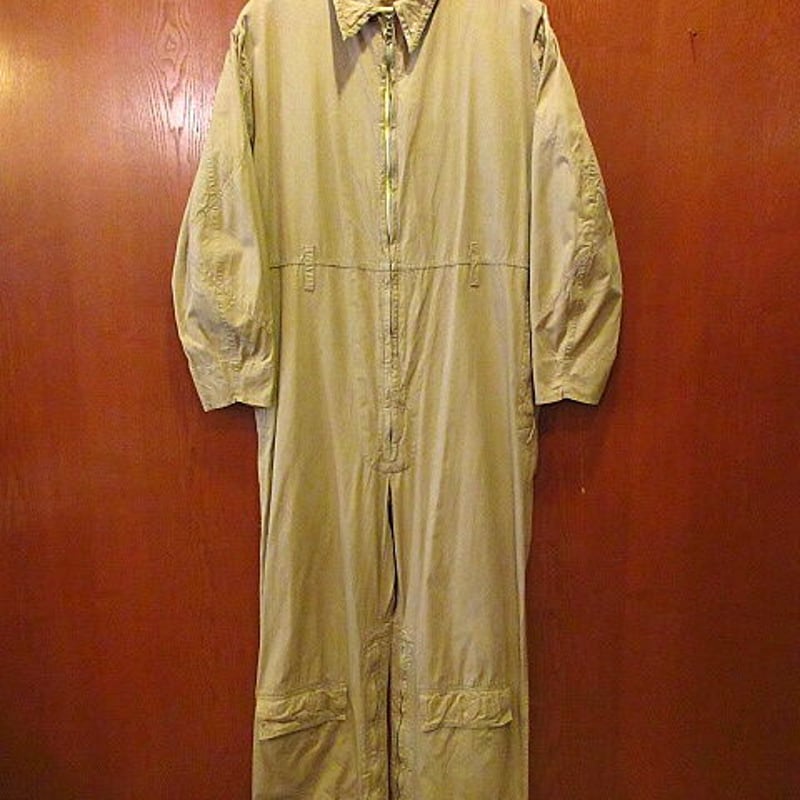 美品 40's U.S Navy フライトスーツ Willis&製 40's BUAER-U.S.NAVY AL-1 COVERALLヴィンテージミリタリー