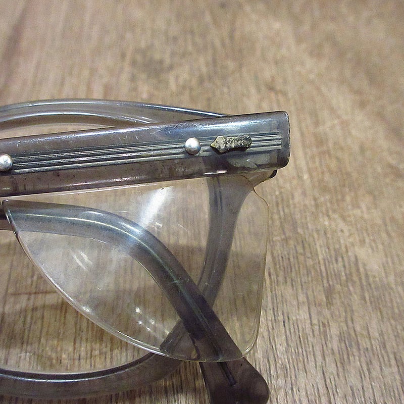 ビンテージ60's○American Optical FLEXI-FITサイドガード付きウェリ