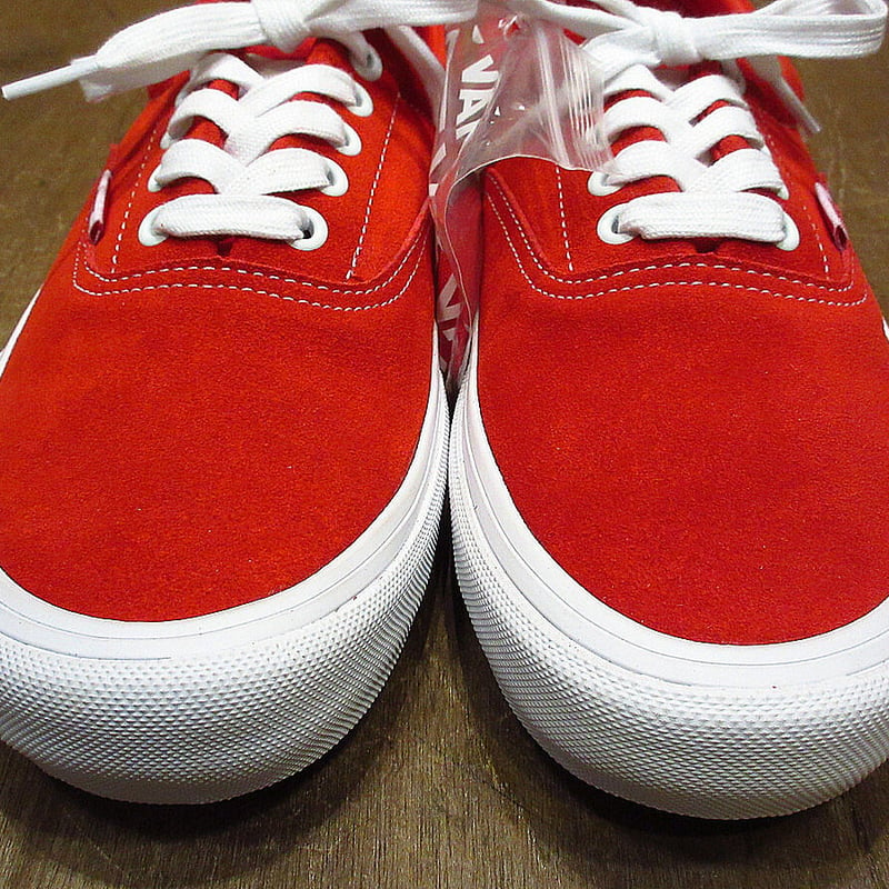 新品未使用 VANS ERA PRO SUEDE RED/WHITE Size 8○21041...