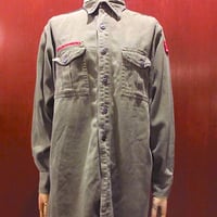 ビンテージ40's●BOY SCOUTS OF AMERICA長袖シャツ●250312m7-m-lssh-otボーイスカウトトップスメンズ古着