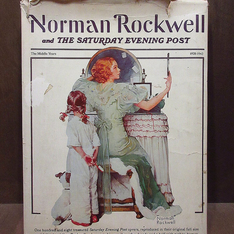 【希少】THE SATURDAY EVENING POST ビンテージ70's○Norman Rockwell and THE SATURDAY EVEN