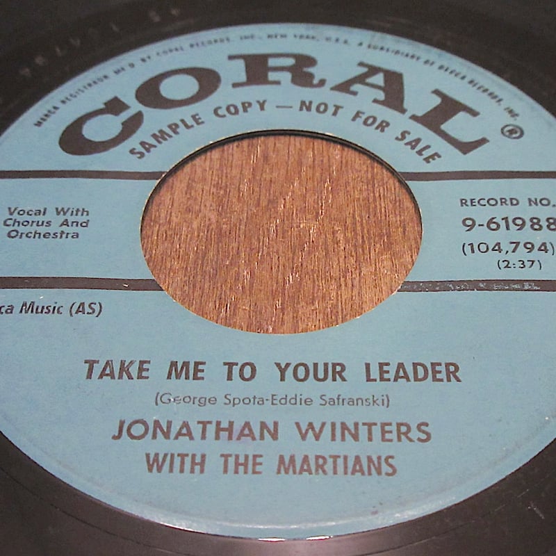 JONATHAN WINTERS WITH THE MARTIANS○Nee Nee Na N