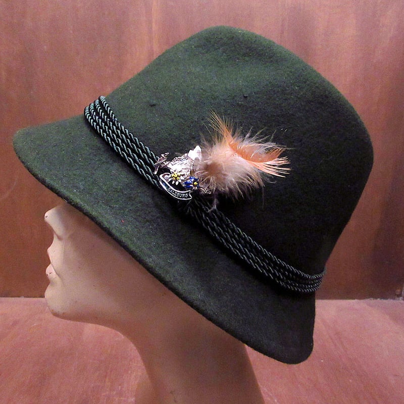 ビンテージ フェルトウールハット Lサイズ