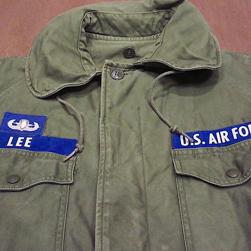 ビンテージ60's○USAFコットンサテンキャトルジャケットsize M-R