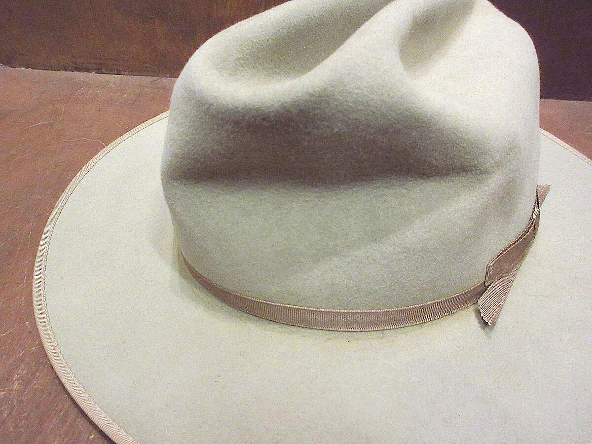 ビンテージ○STETSONキャトルマンハット○220720s7-m-ht-flt
