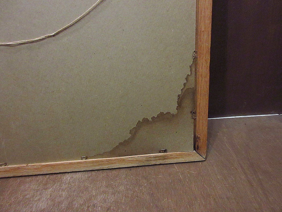 ビンテージ60's70's○EVEビッグアイアート壁掛け○240319j4-sign