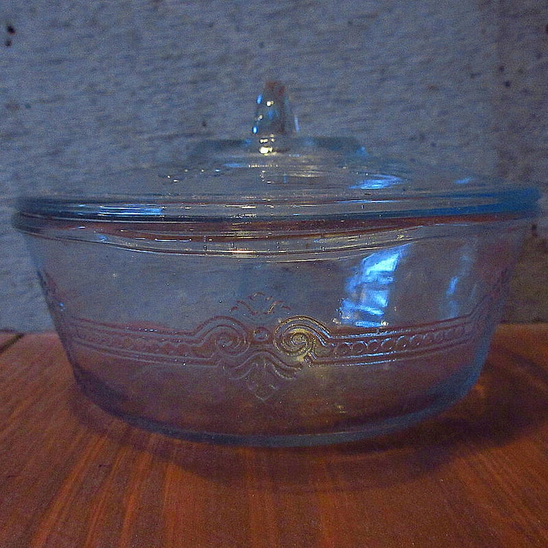 ファイヤーキング Fire-King キャセロール 耐熱ガラス ヴィンテージ shenleymarket_17426