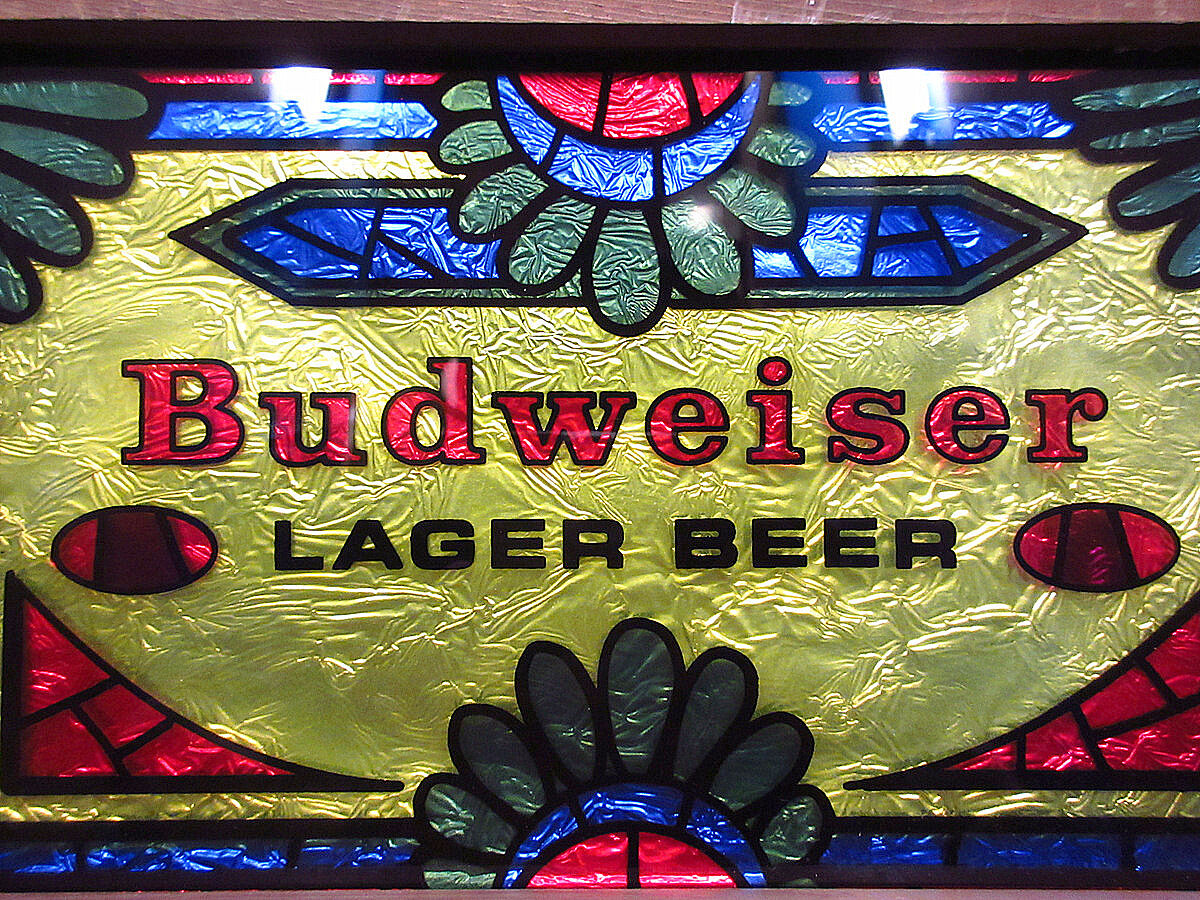 ビンテージ○Budweiserビールサイン○210613n4-sign バドワイザー