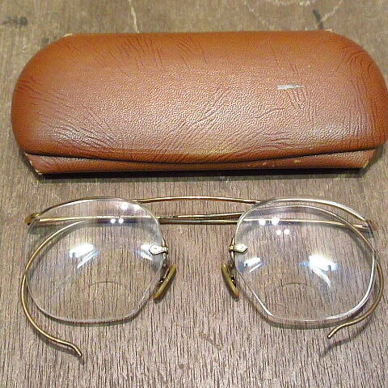 ビンテージ40's○ケース付きB&L 1/10 12KGF NUMONT FUL-VUE眼鏡4