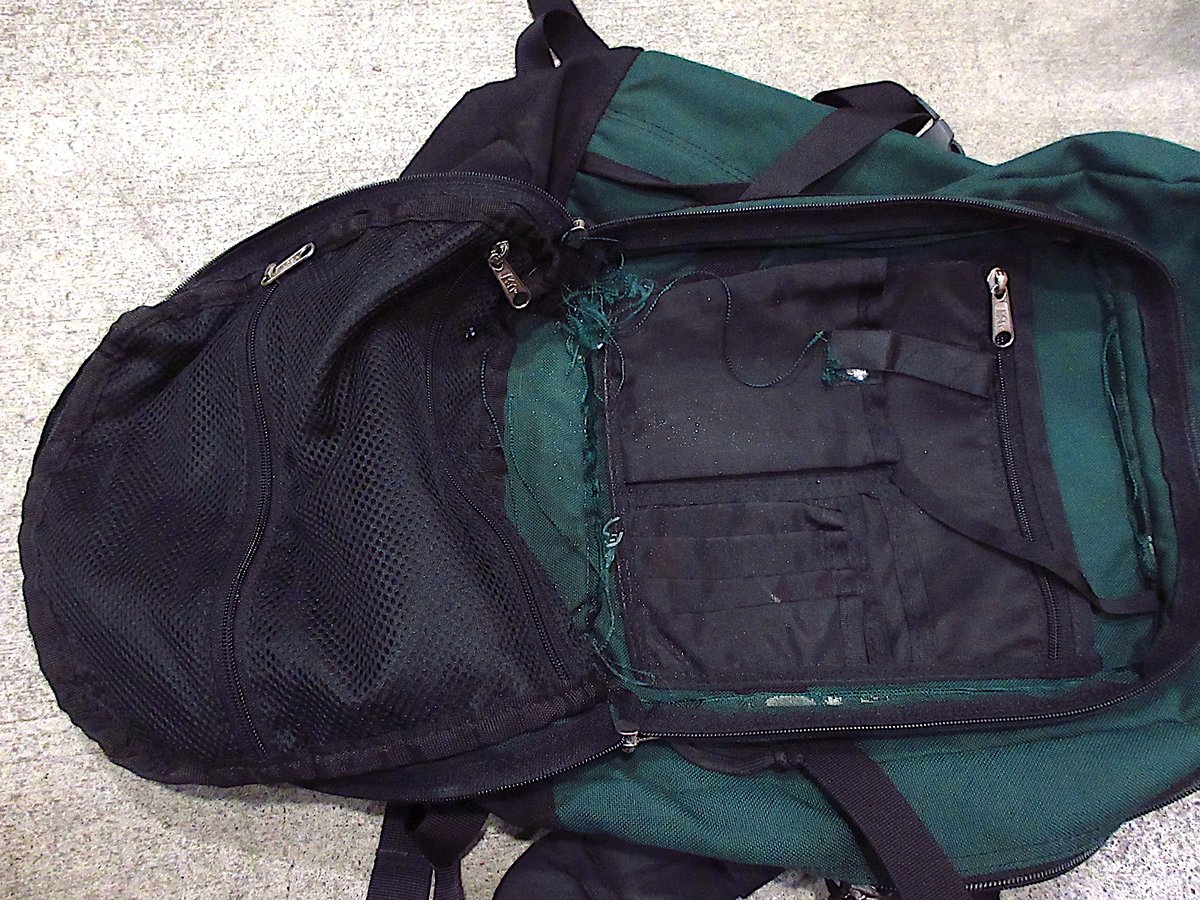 ビンテージ90's○REIナイロンバックパック緑○240509c8-bag-bp ビンテージ90's○REIナイロンバックパック緑○240509c8-bag-bp