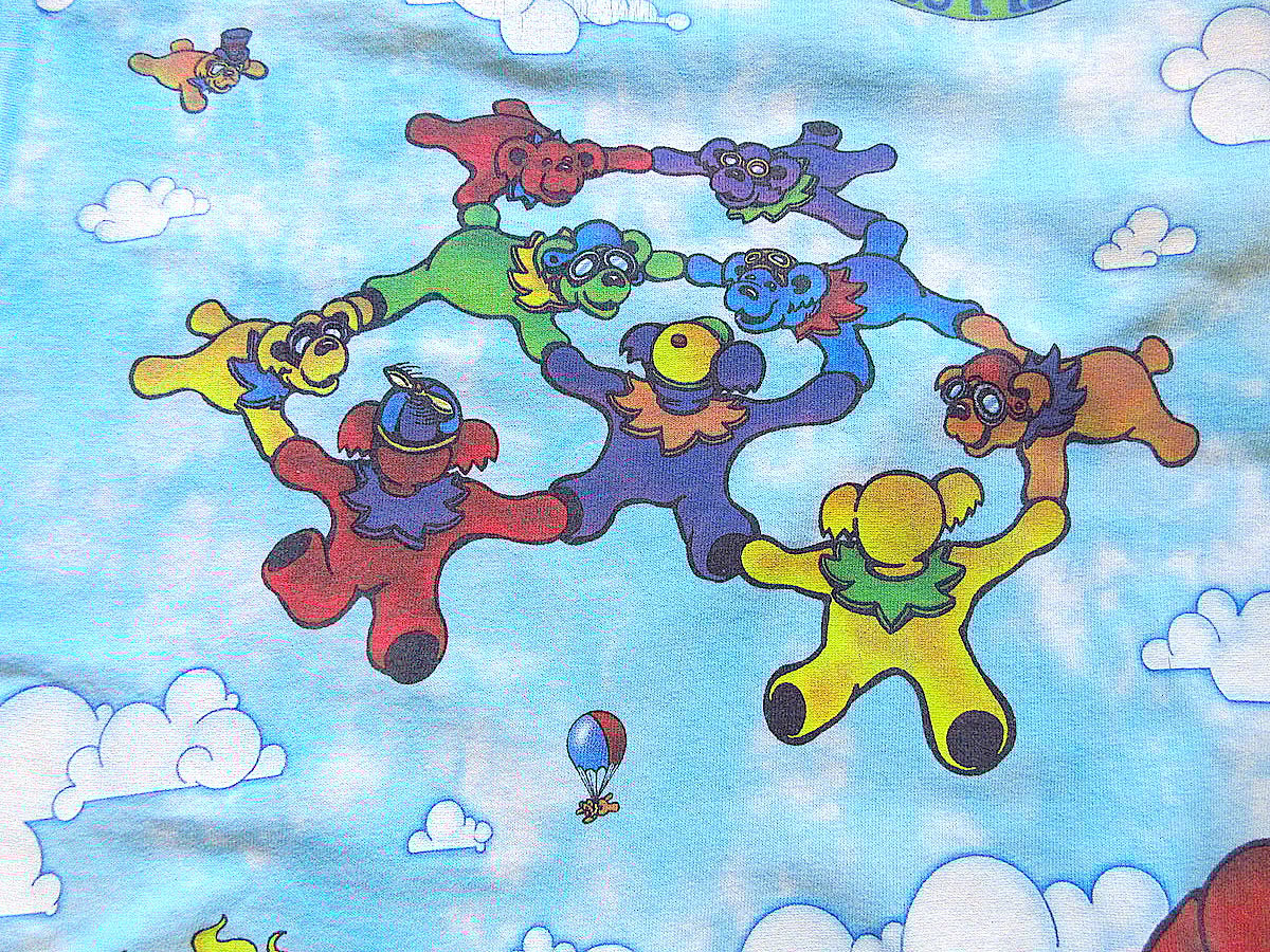 ♠︎グレートフルデッド♠︎90s ♠︎ビンテージ♠︎ブラックライト♠︎デッドヘッズ ♤大型♠︎美品♠︎グレートフルデッド♠︎90s ♠︎ビンテージ