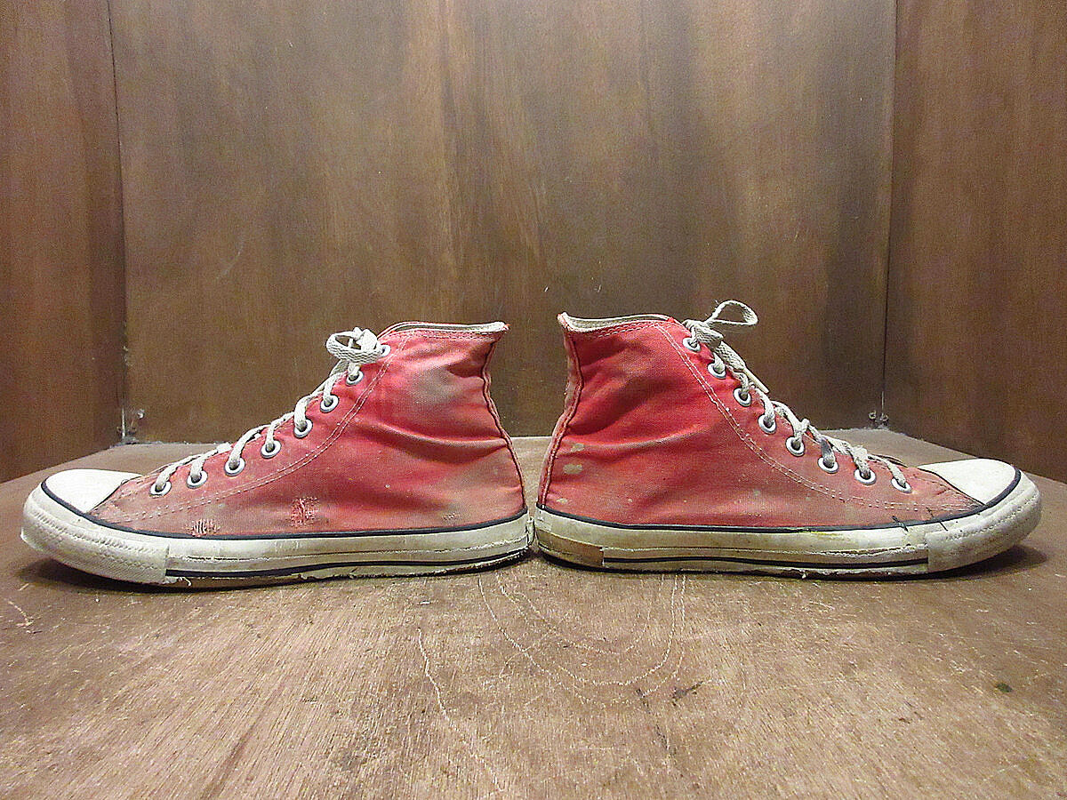 ビンテージ90's○CONVERSEオールスターHI赤size 9○230924i2-m-sn
