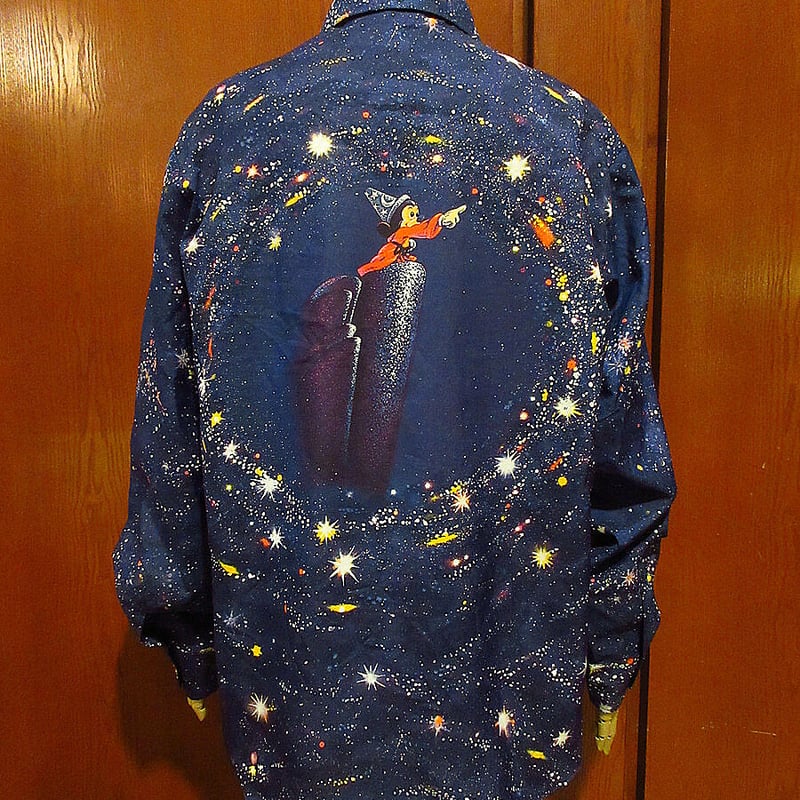 ビンテージ70's○KENNINGTONディズニーファンタジアプリント長袖