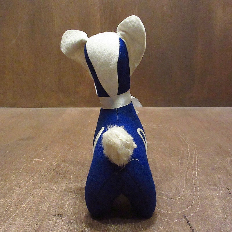 アルクフランス社製ビンテージルーキー君 ビンテージ50's○カレッジマスコットドール青×白○210831i8-doll