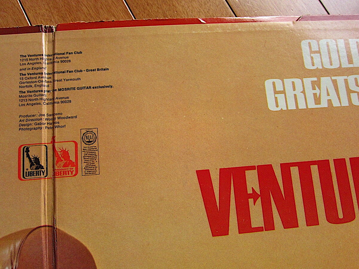 THE VENTURES○GOLDEN GREATS BY THE VENTURES LIBE