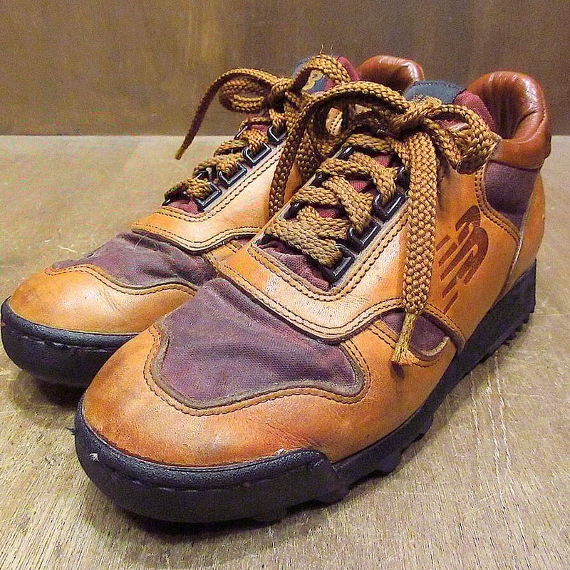 ビンテージ80's○New Balanceレザー×ナイロントレッキング