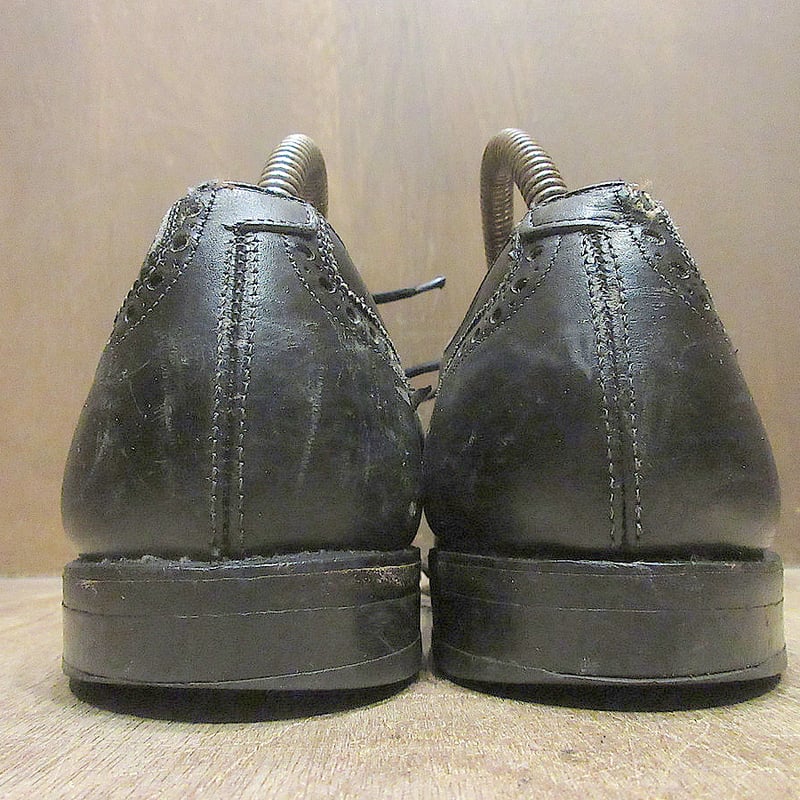 Johnston＆Murphyウイングチップシューズ黒○250323j7-m-dshs-27c