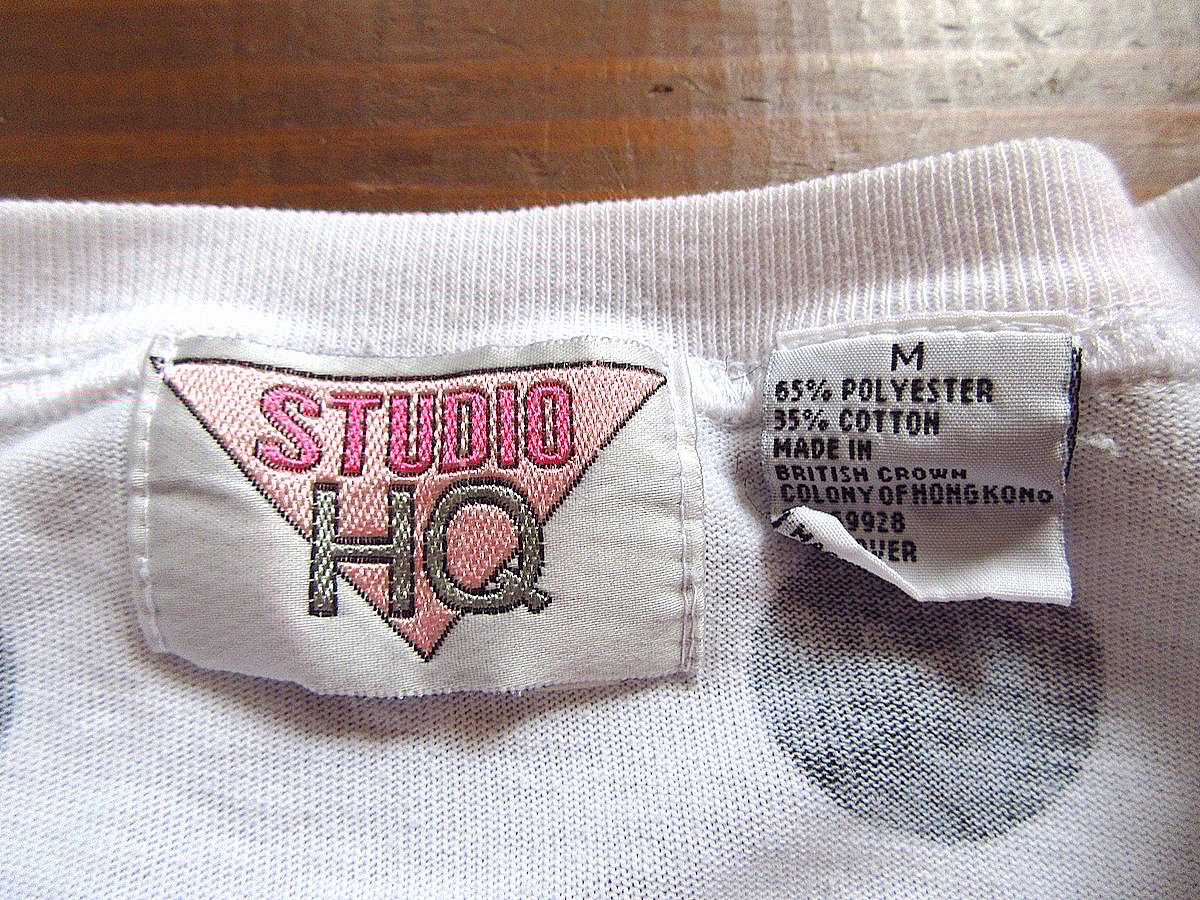 ビンテージ80's90's○STUDIO HQレディースドット柄長袖Tシャツ ビンテージ80's90's○STUDIO HQレディースドット柄長袖Tシャツ