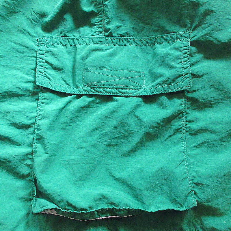 ビンテージ90's○Polo Ralph LaurenナイロンショーツRL-92緑size L