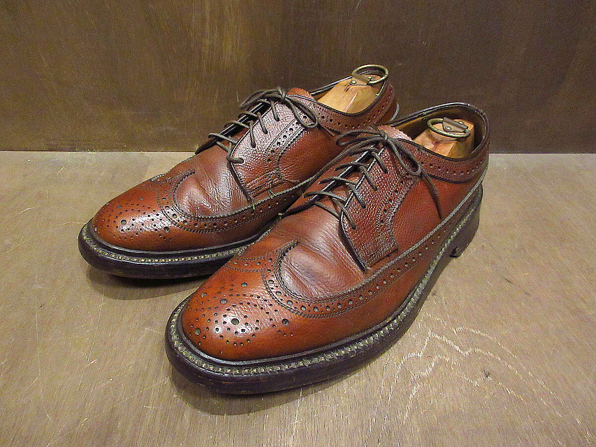 フローシャイム Florsheim ウイングチップシューズ US 9 メンズ27.0cm /saa008461saa008461取扱店