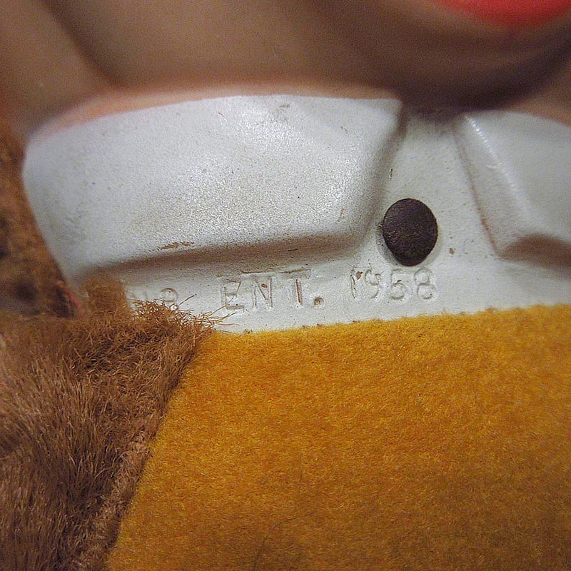 ビンテージ50's○Yogi Bearラバーフェイスドール茶○240516j6-doll