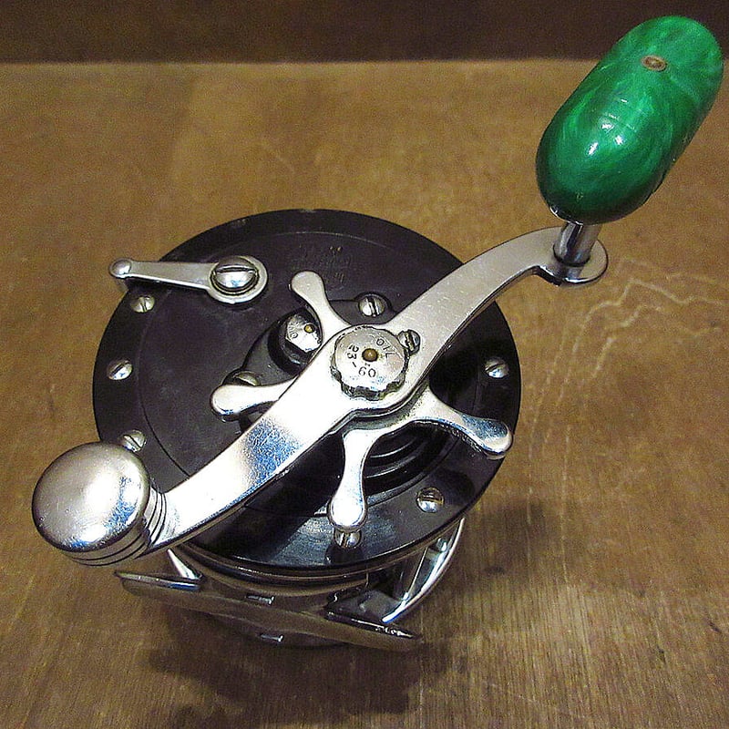 ビンテージ○PEN LONG BEACH No.66両軸リール○220204s8-otdeqp