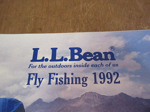 ビンテージ90's○L.L.Bean 1992年フライフィッシングカタログ