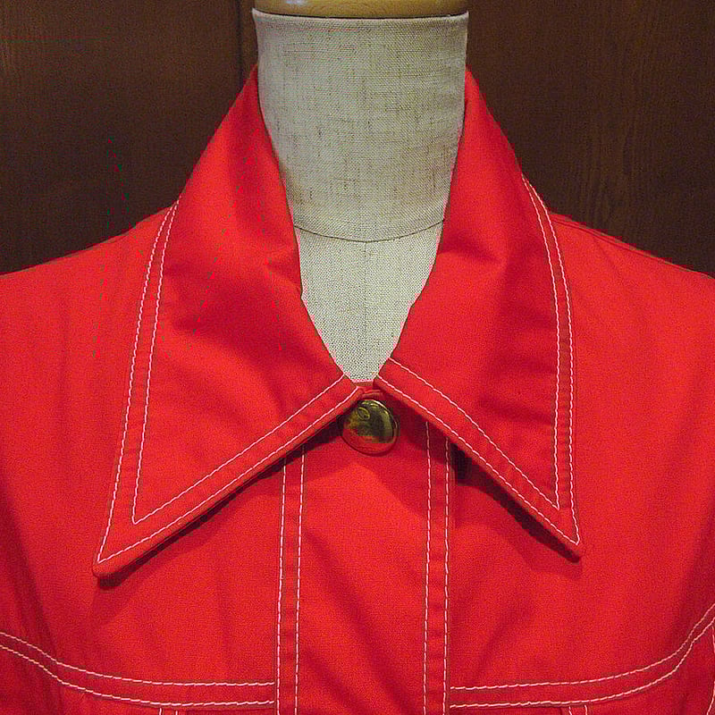 ビンテージ70's○NORTHLANDERレディースオールウェザーコート赤 ビンテージ70's○NORTHLANDERレディースオールウェザーコート赤