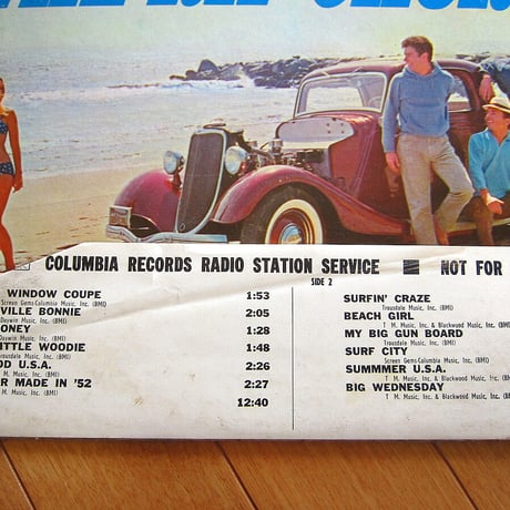 THE RIP CHORDS●THREE WINDOW COUPE COLUMBIA CL 2216●210806t1-rcd-12-rkレコード米盤US盤米LPオリジナルモノmonoサーフロック