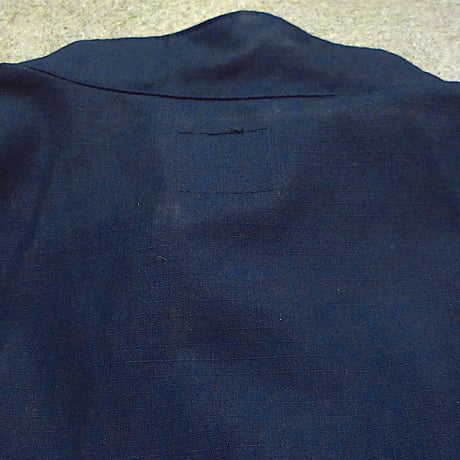 DEADSTOCK U.S.NAVYリップストップユニフォームジャケットsize L-LONG●250119m2-m-jk-mltミリタリー海軍チンストラップ古着