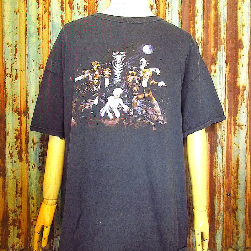 ビンテージ90's00's○CATSミュージカルTシャツ黒○240802k1-m ビンテージ90's00's○CATSミュージカルTシャツ黒○240802k1-m