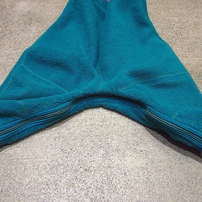 patagonia キッズ フリースロンパース 2T ビンテージ90's○Patagoniaキッズフリースロンパース2-T○210505s7-k-a