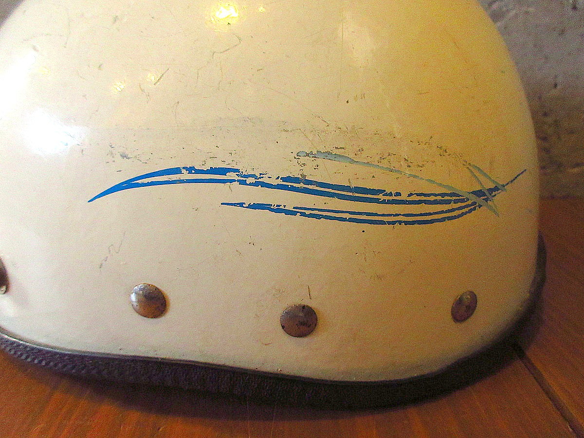 ビンテージ60's○Buco BANTAM？ハーフヘルメット白○240308k7-hlmt 1
