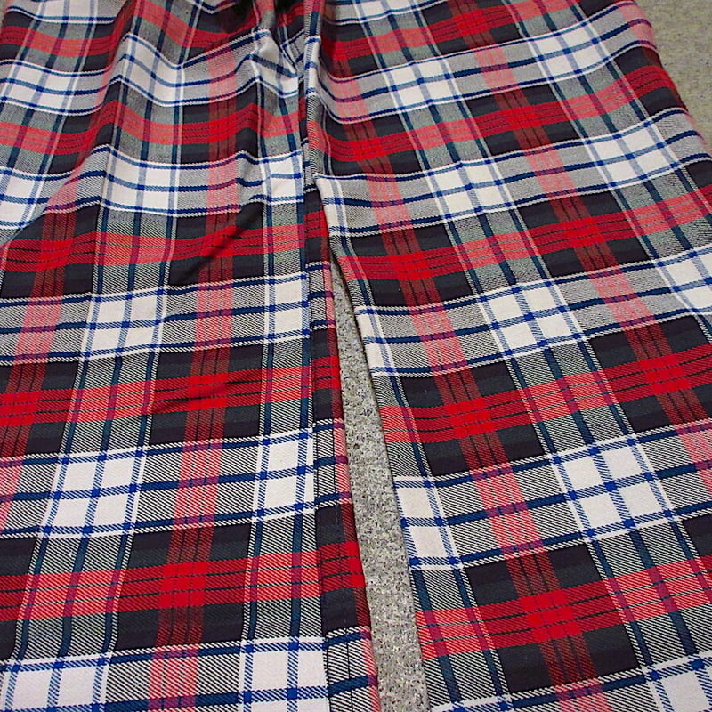 ビンテージ70's○Levi's STA-PRESTタータンチェックフレアパンツ実寸