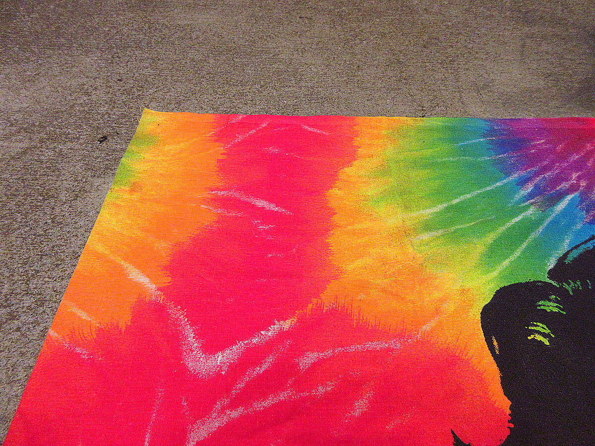 ビンテージ90's○The Doorsタイダイタペストリーsize 112cm×98.5cm○