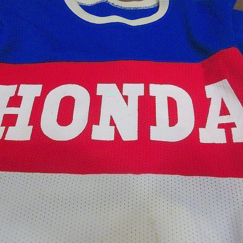 ビンテージ70's○HONDAトリコロールモトクロスジャージ ビンテージ70's○HONDAトリコロールモトクロスジャージ