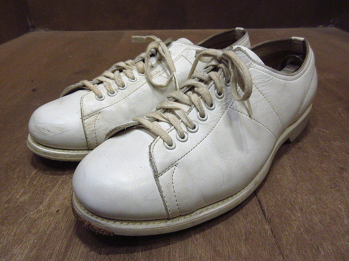 vintage HYDE 60年代頃？ ボウリングシューズ レザー 26cm相当 vintage HYDE 60年代頃？ ボウリングシューズ レザー 26cm相当
