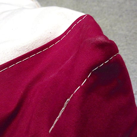 ビンテージ80's90's●L.L.Beanキャンバストートバッグ生成り×臙脂●240921m2-bag-tt鞄アウトドアビーントート