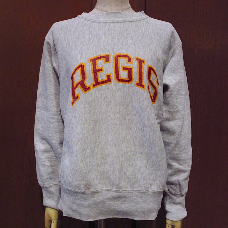 ビンテージ80's○Champion REGISリバースウィーブスウェットグレーsize