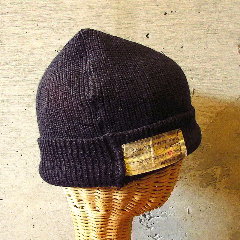 ビンテージ50's○U.S.NAVYワッチキャップ○240206k5-m-cp-knt 195 ビンテージ50's○U.S.NAVYワッチキャップ○240206k5-m-cp-knt 195