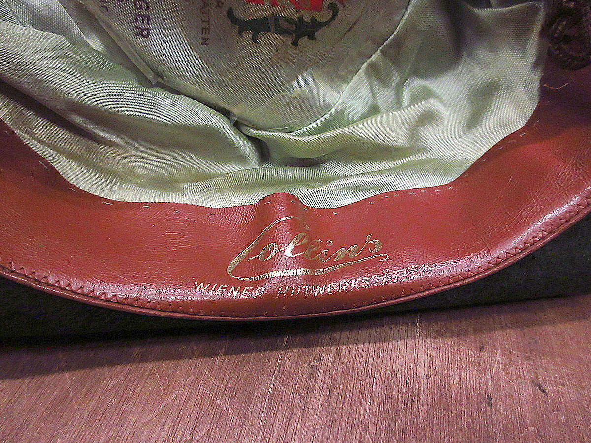 ビンテージ-60's○Collinsチロリアンハット深緑○210930s2-m-ht-flt