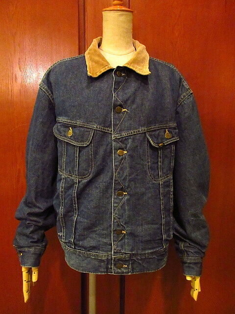 【Lee Storm Rider】デニムジャケット　ブランケット　vintage ビンテージ70's○Lee STORM RIDER裏地ブランケットデニムジャケット