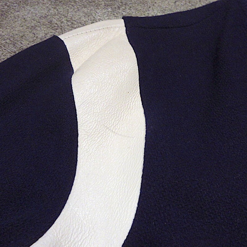 ビンテージ50's○BUTWINウールスタジアムジャケット紺size 46