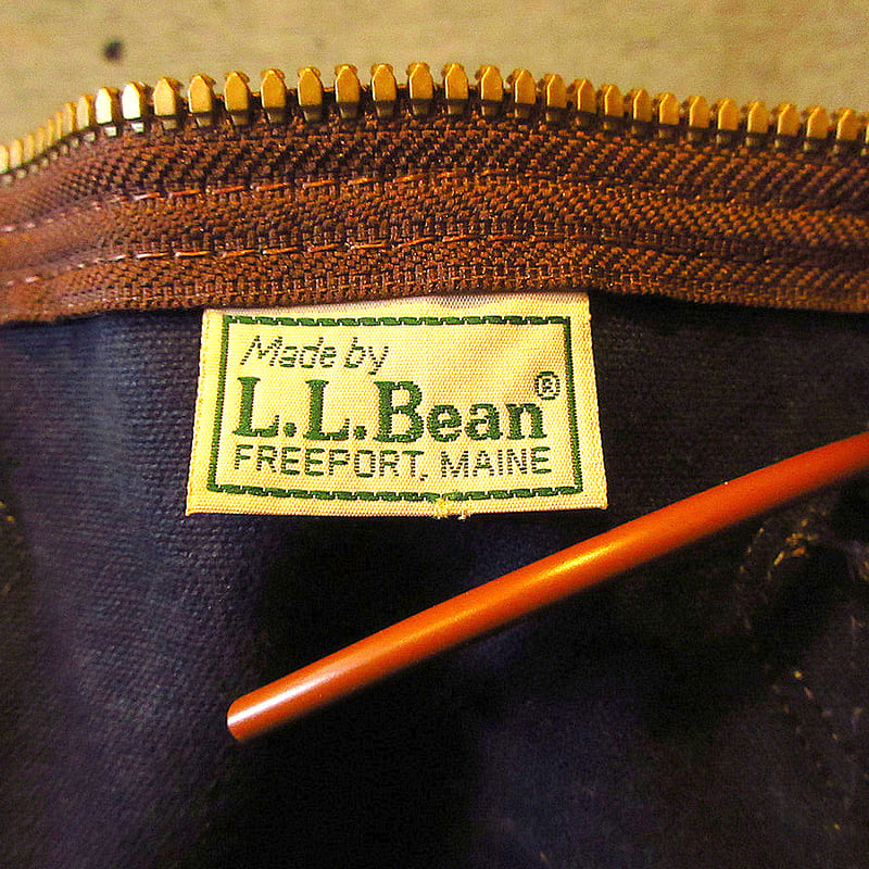 ビンテージ80's○L.L.Beanキャンバスボストンバッグ紺○231205k7-bag-bs