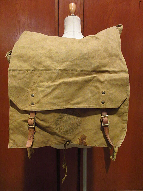 ビンテージ~60's○BOY SCOUT OF AMERICAキャンバスバックパック