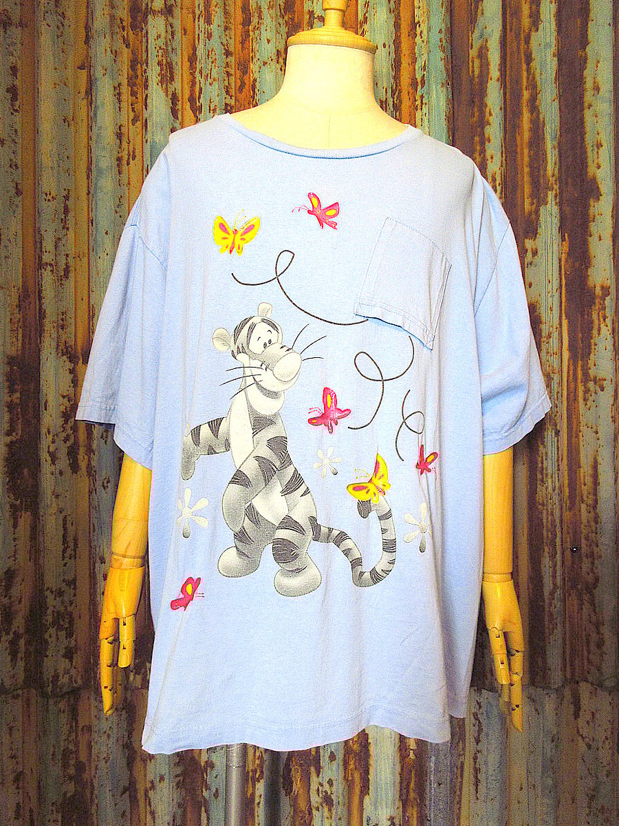 ビンテージ90's00's○DisneyティガービッグプリントTシャツ ビンテージ90's00's○DisneyティガービッグプリントTシャツ