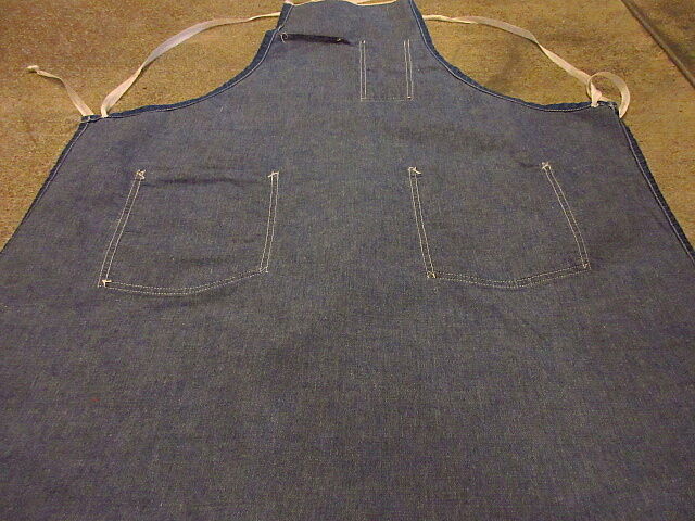 ビンテージ60's○Searsデニムワークエプロン○201116f1-aprシアーズ