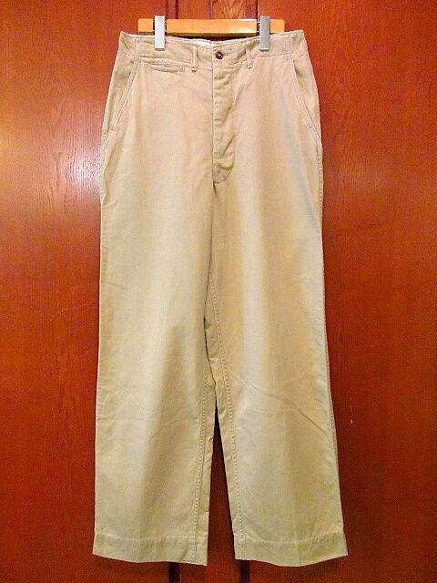 ビンテージ50's○U.S.ARMY M-1945チノトラウザーズ W31○200911s5-