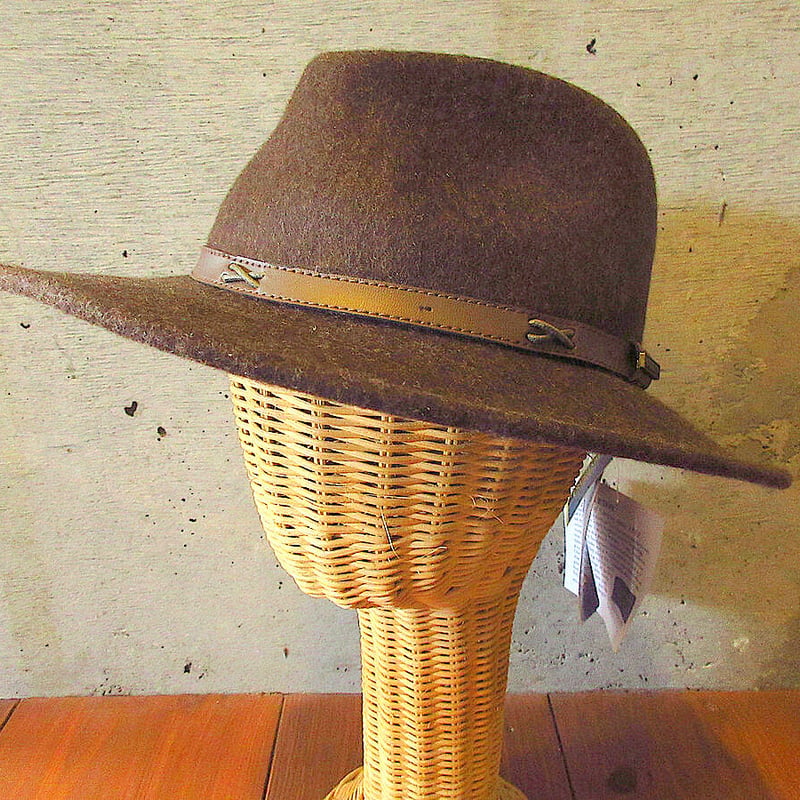 DEADSTOCK PENDLETONフェルトフェドラハット茶size M○230910j1-